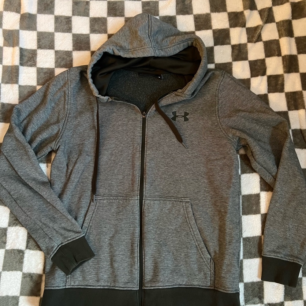 Under Armour olive Full-Zip Hoodie